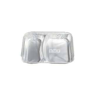 BARQUETTE ALUMINIUM 2 COMPARTIMENTS 600P