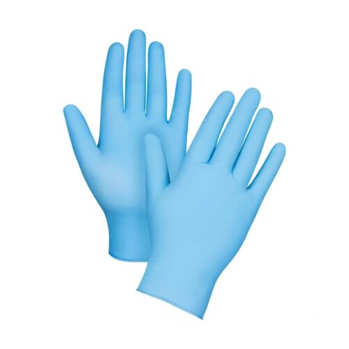GANTS NITRILE BLEUS - LARGE