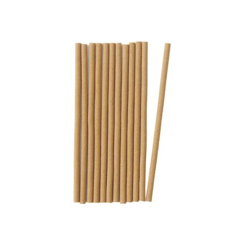 PAILLE CARTONNÉE KRAFT LONGUE 230 MM - 8 MM