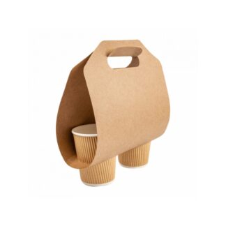 PORTE GOBELETS À CAFÉ EN KRAFT 4 OZ