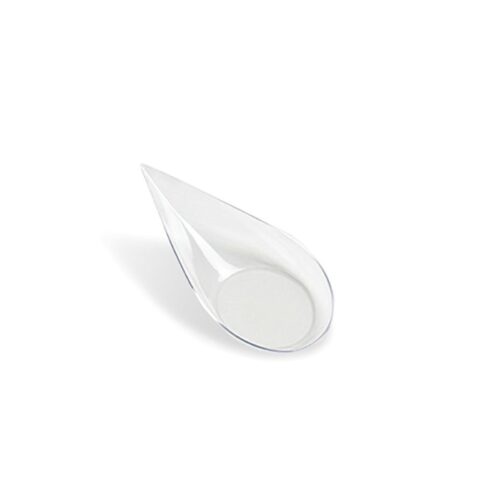 VERRINE PLAT DROP TRANSPARENTE
