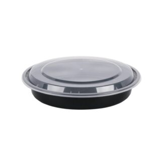 BOITE MICRO-ONDABLE RONDE NOIRE 24 OZ