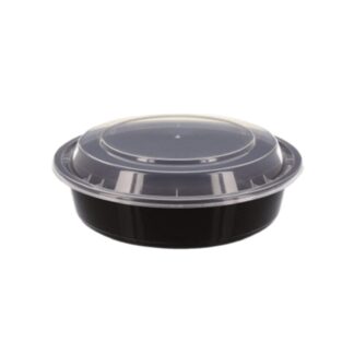 BOITE MICRO-ONDABLE RONDE NOIRE 16 OZ