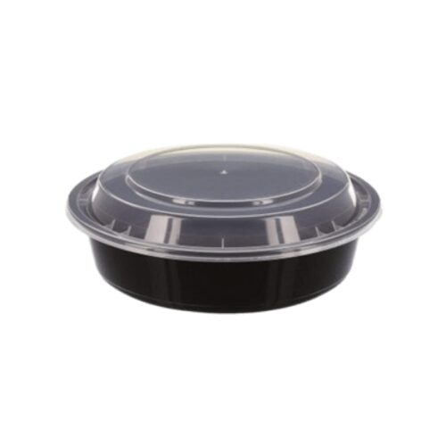 BOITE MICRO-ONDABLE RONDE NOIRE 16 OZ